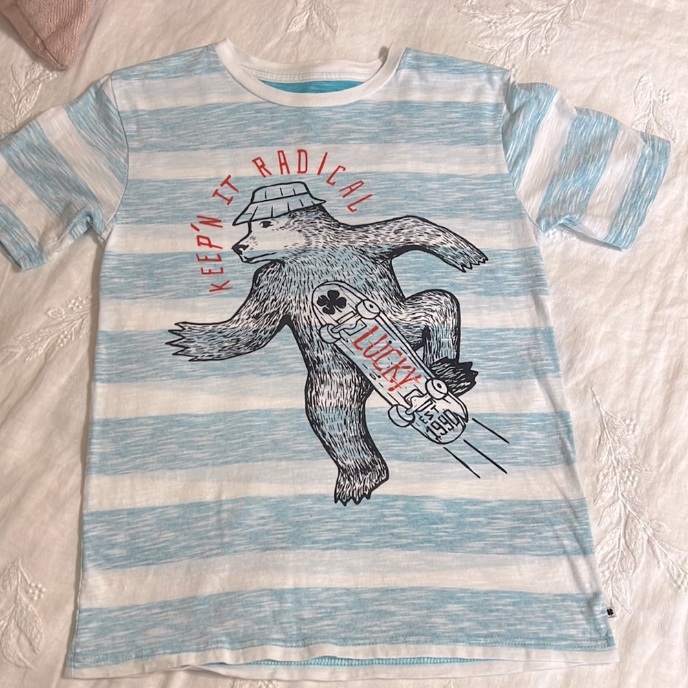 Lucky medium boys shirt :like new never worn.